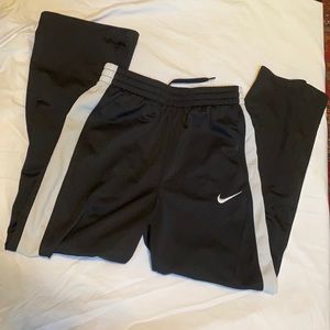 Nike joggers. Black with white stripe. EUC size M
